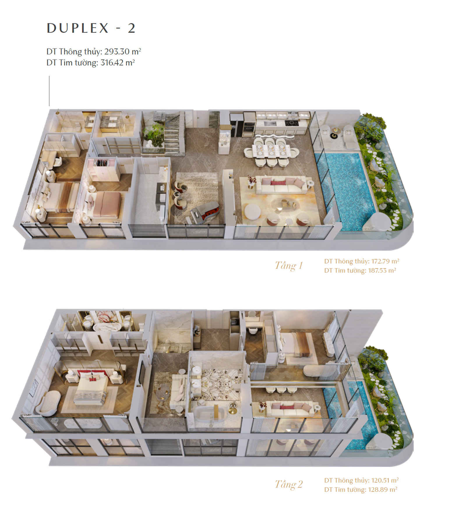 Thiết kế Duplex The Rey Edition